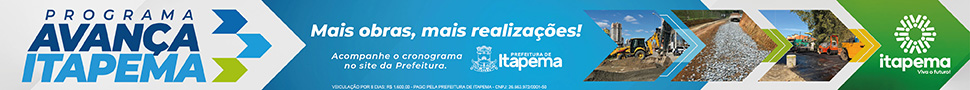 Prefeitura de Itapema Avanca Itapema Banner 970x90px Hora Itapema