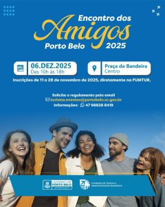 Porto Belo se prepara para o Encontro dos Amigos 2025 1 enconro dos amigos 1